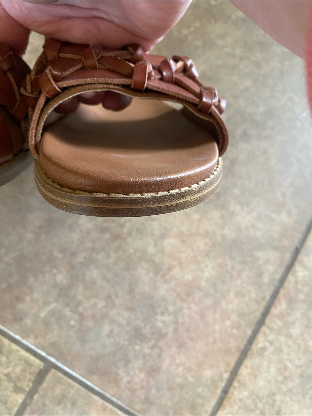 Style & Co. Women’s Brown Braided Slide Sandals - Picture 5 of 6